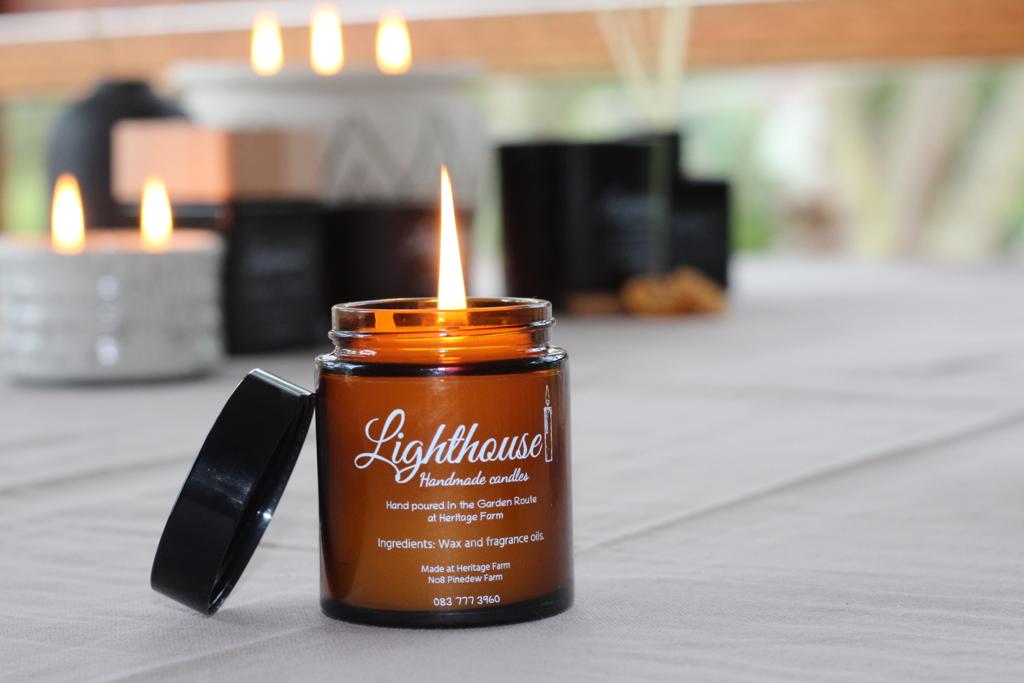 Scented Candle (Amber & Vanilla)