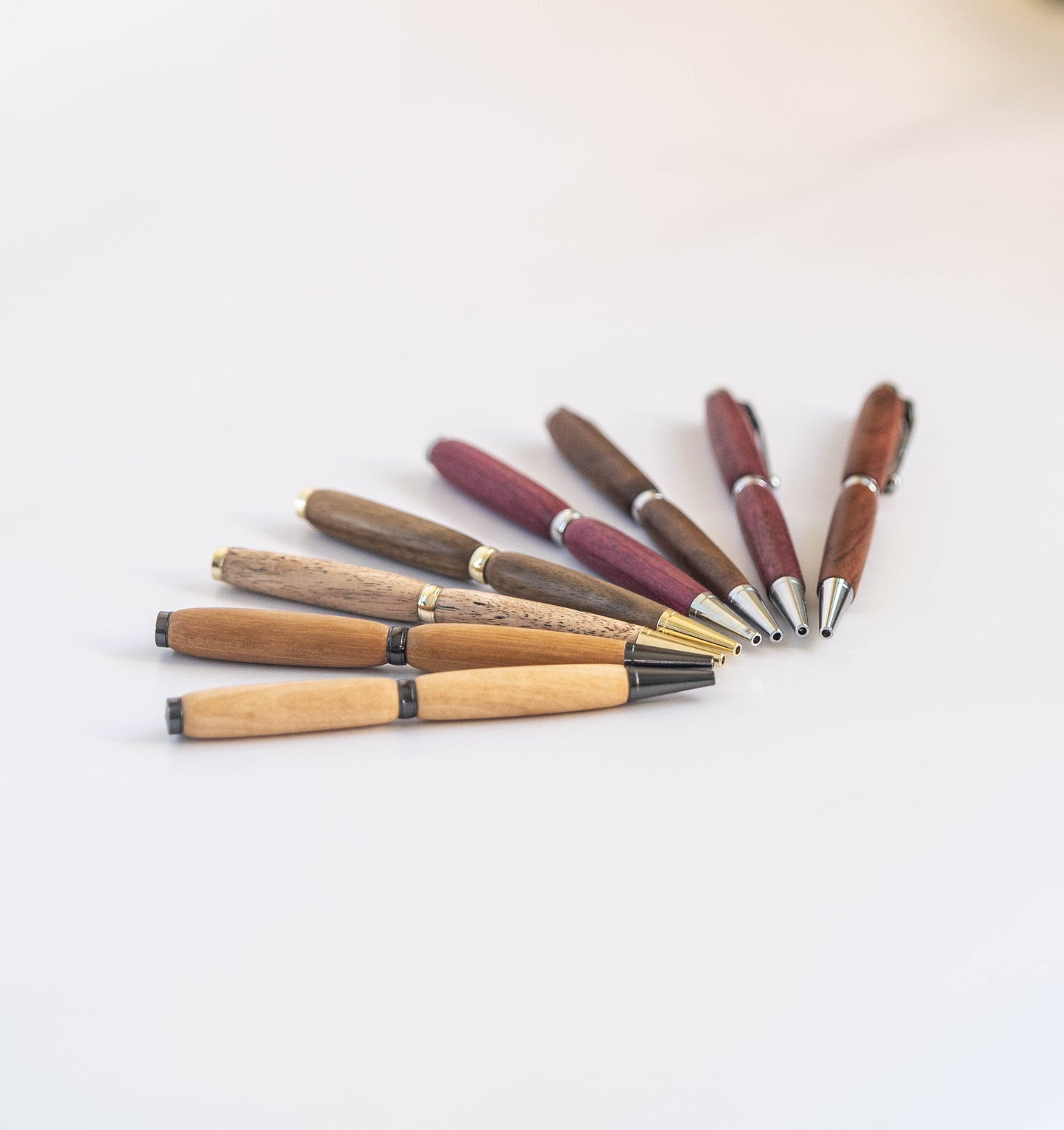 Wooden handcrafted pens