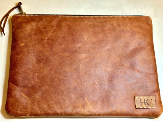 Leather laptop sleeves